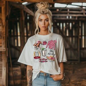 Kentucky Derby Graphic T Shirt 0